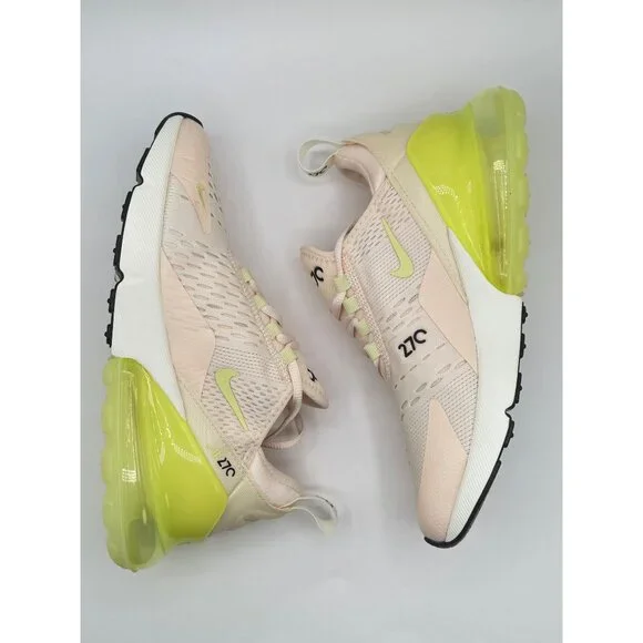 Women Nike Air Max 270 Guava Ice Life Lime Sail Black  AH6789-802 Size 7 No Box - Picture 6 of 10